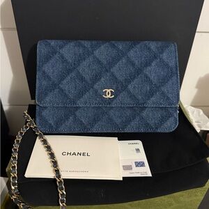 Chanel denim WOC